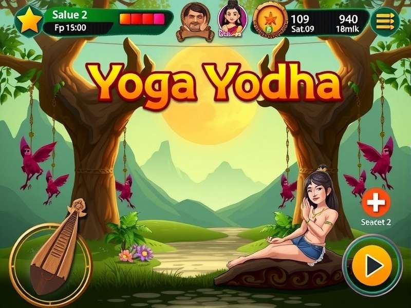 Yoga Yodha Game Screenshot